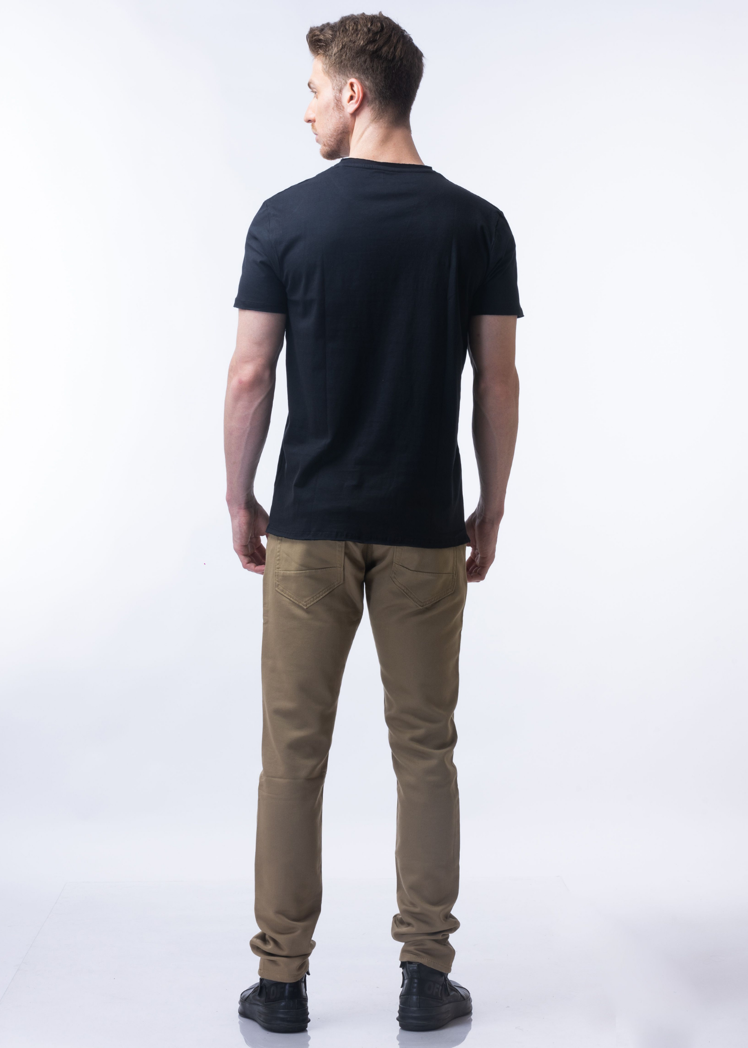 Raw Solid Half Sleeve T-shirt (BUY 1 GET 1)