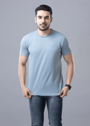 Arch Solid Half Sleeve T-shirt For Men