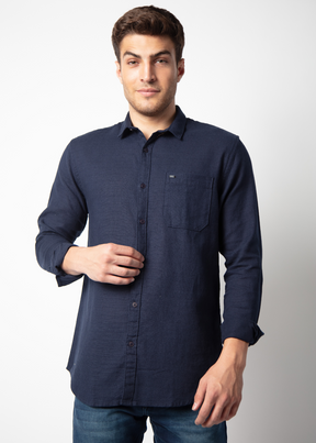 Tiara Half Sleeve Solid Shirt For Men