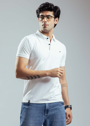 Invite Half Sleeve Polo T-shirt For Men