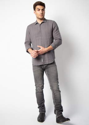 Flank Full Sleeve Solid Shirt For Men