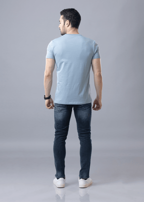 Arch Solid Half Sleeve T-shirt For Men