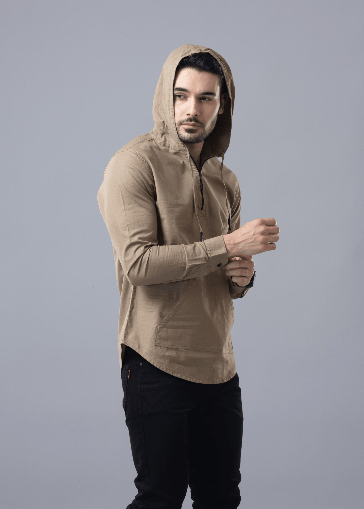 Rewit Solid Hoodies For Men's