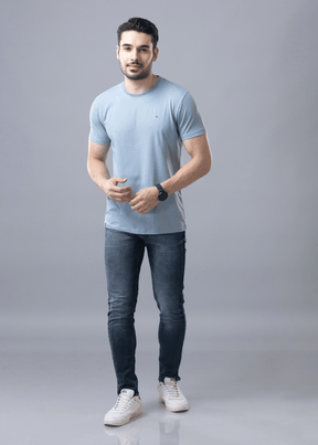 Arch Solid Half Sleeve T-shirt For Men