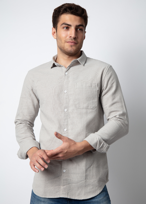 Delusion Full Sleeve Solid Shirt For Men