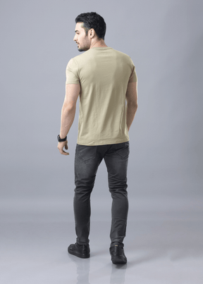 Arch Solid Half Sleeve T-shirt For Men