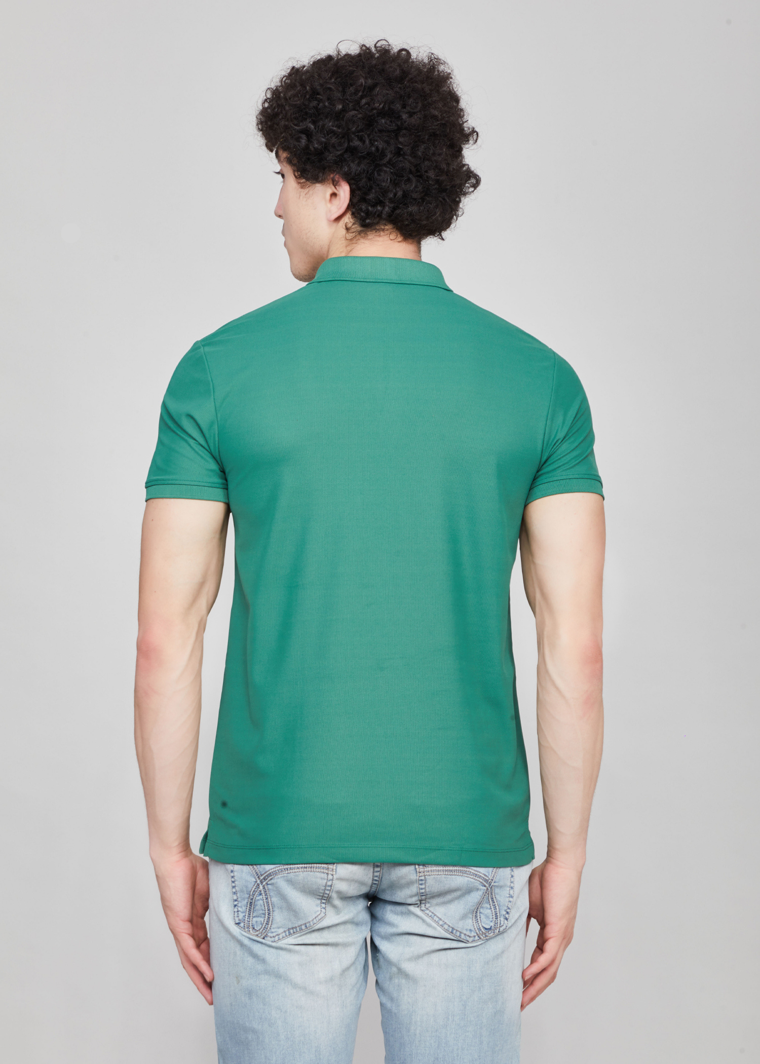 Cherry Olive Half Sleeve Polo T-shirt For Mens