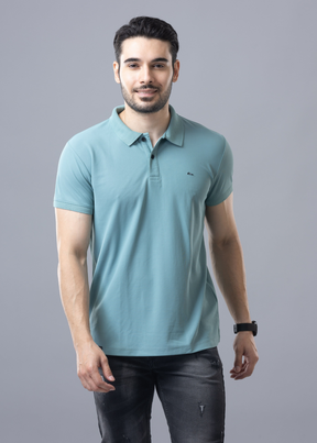 Cherry Half Sleeve Polo T-shirt For Mens