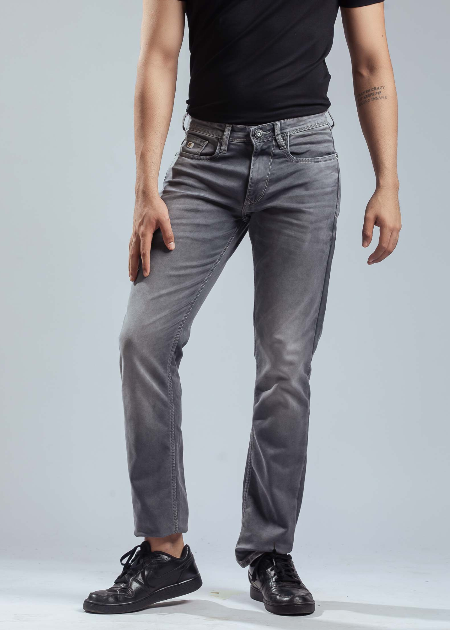 Greymon Straight Fit Denim Jeans For Men - Nostrum