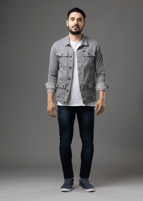 Scarbo Denim Jacket For Men's - Nostrum