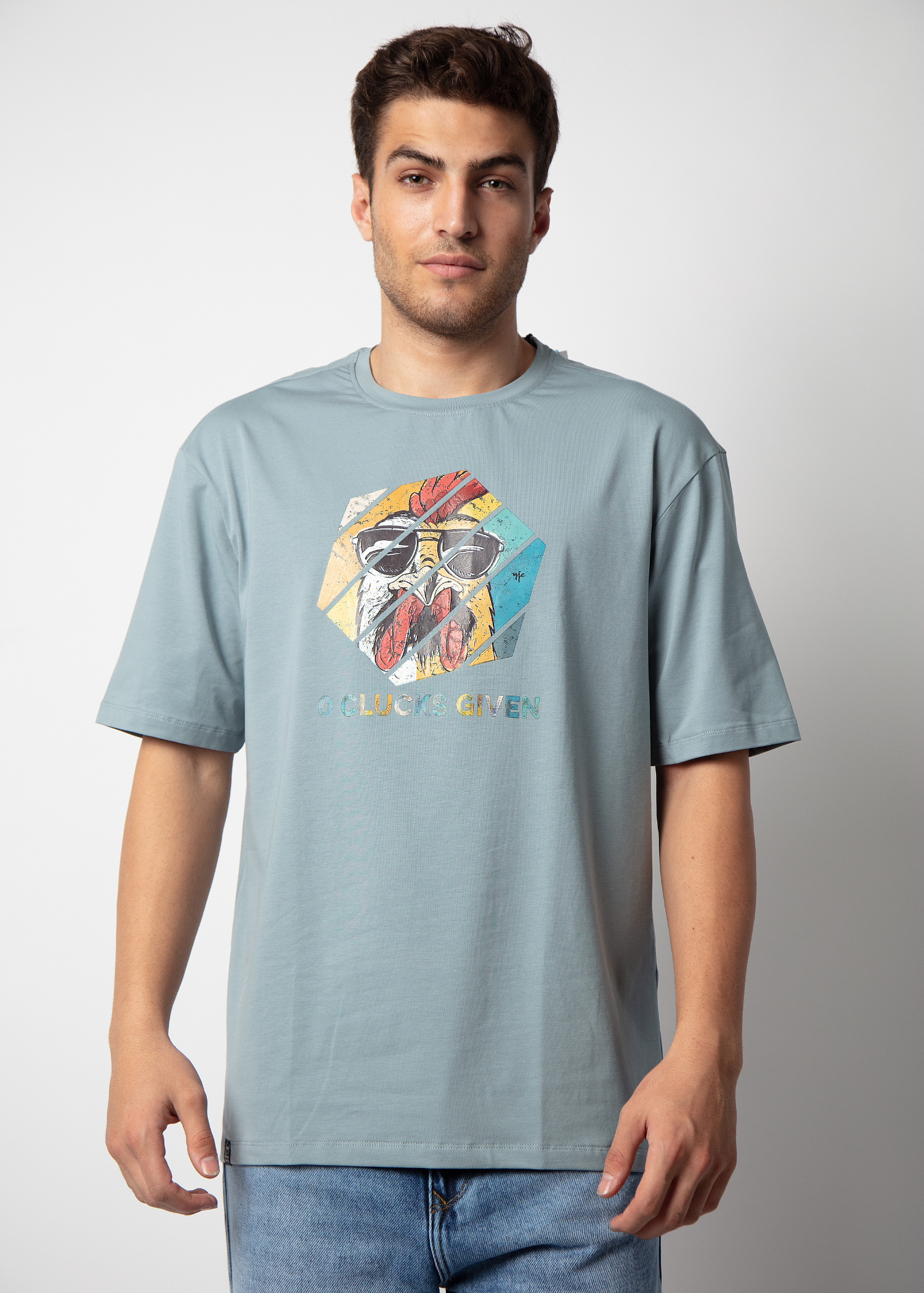 Twain Graphic Printed Oversized T-shirt For Men