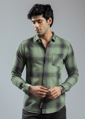 Minerva Full Sleeve Checked Casual Shirt For Men - Nostrum