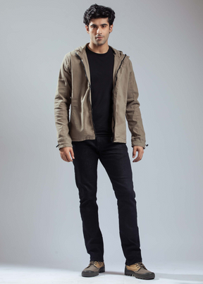 Brikent Denim Hoodie Jacket For Men