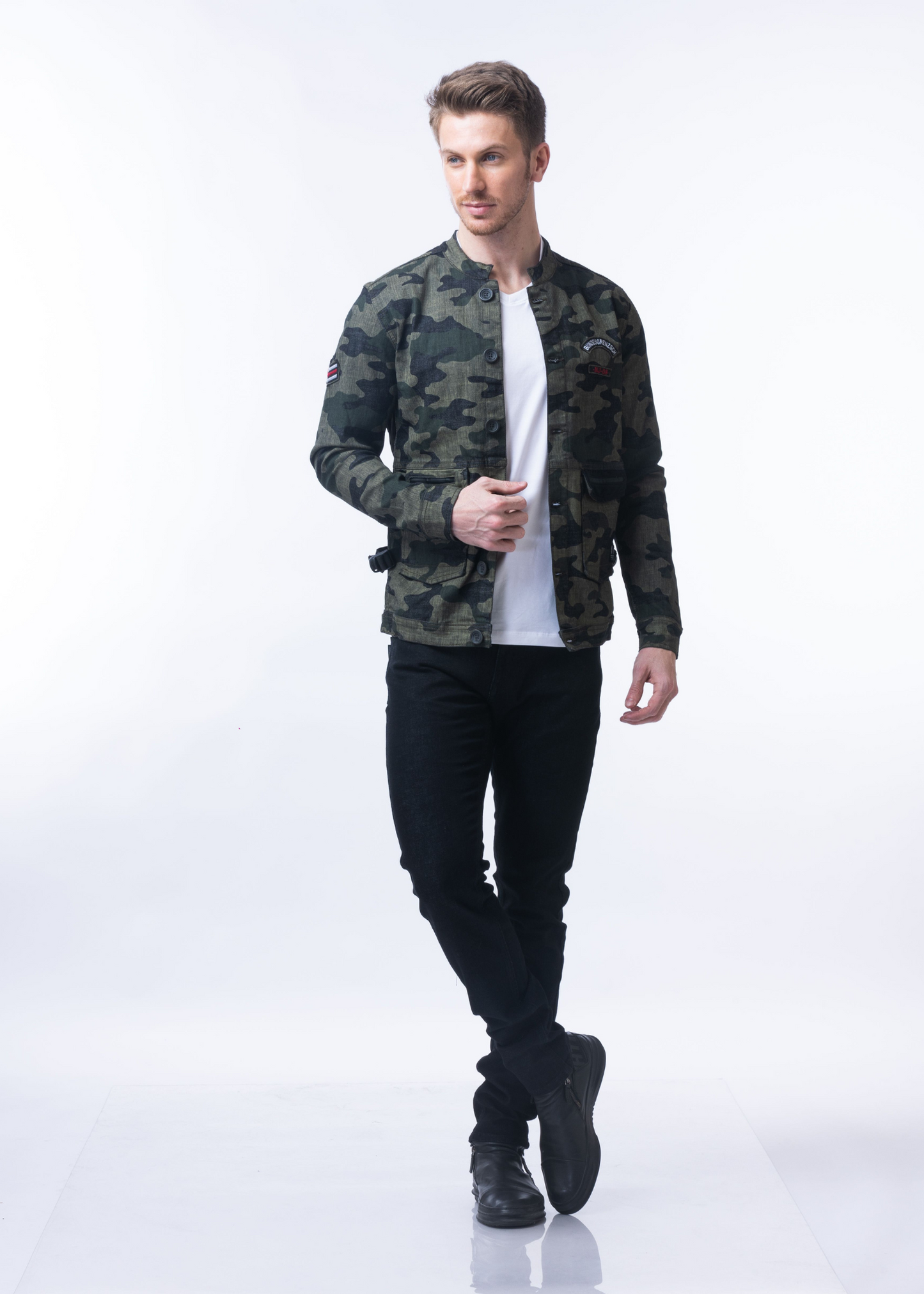 Camouflage 2025 denim jacket
