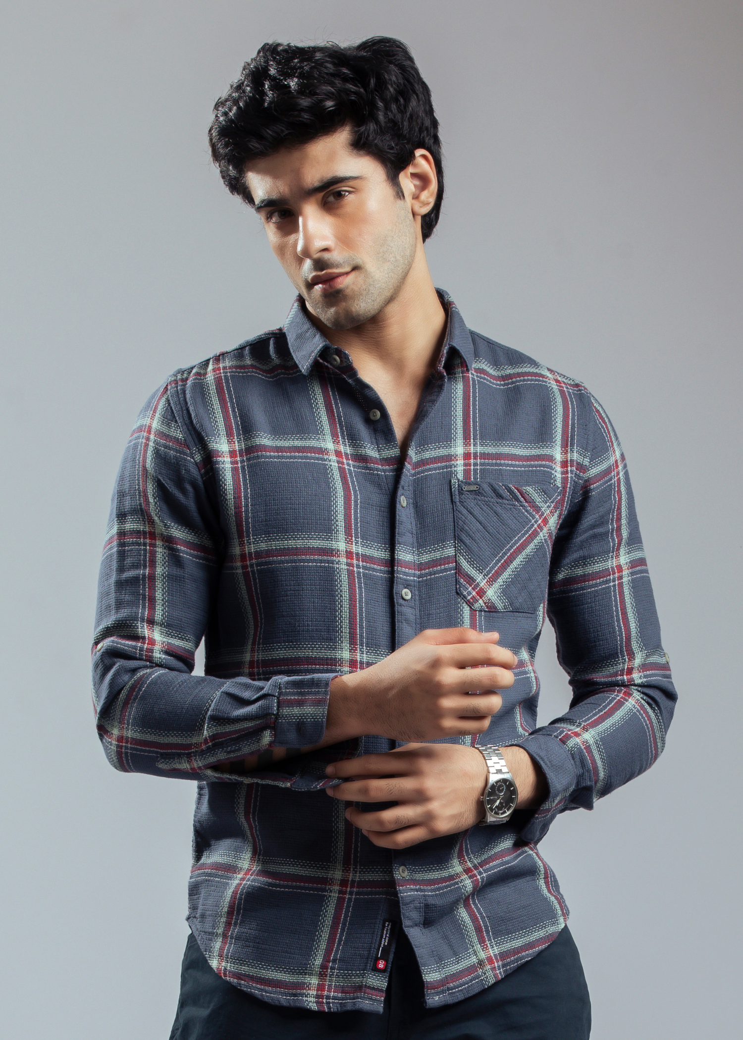 Strife Full Sleeve Checked Casual Shirt For Men