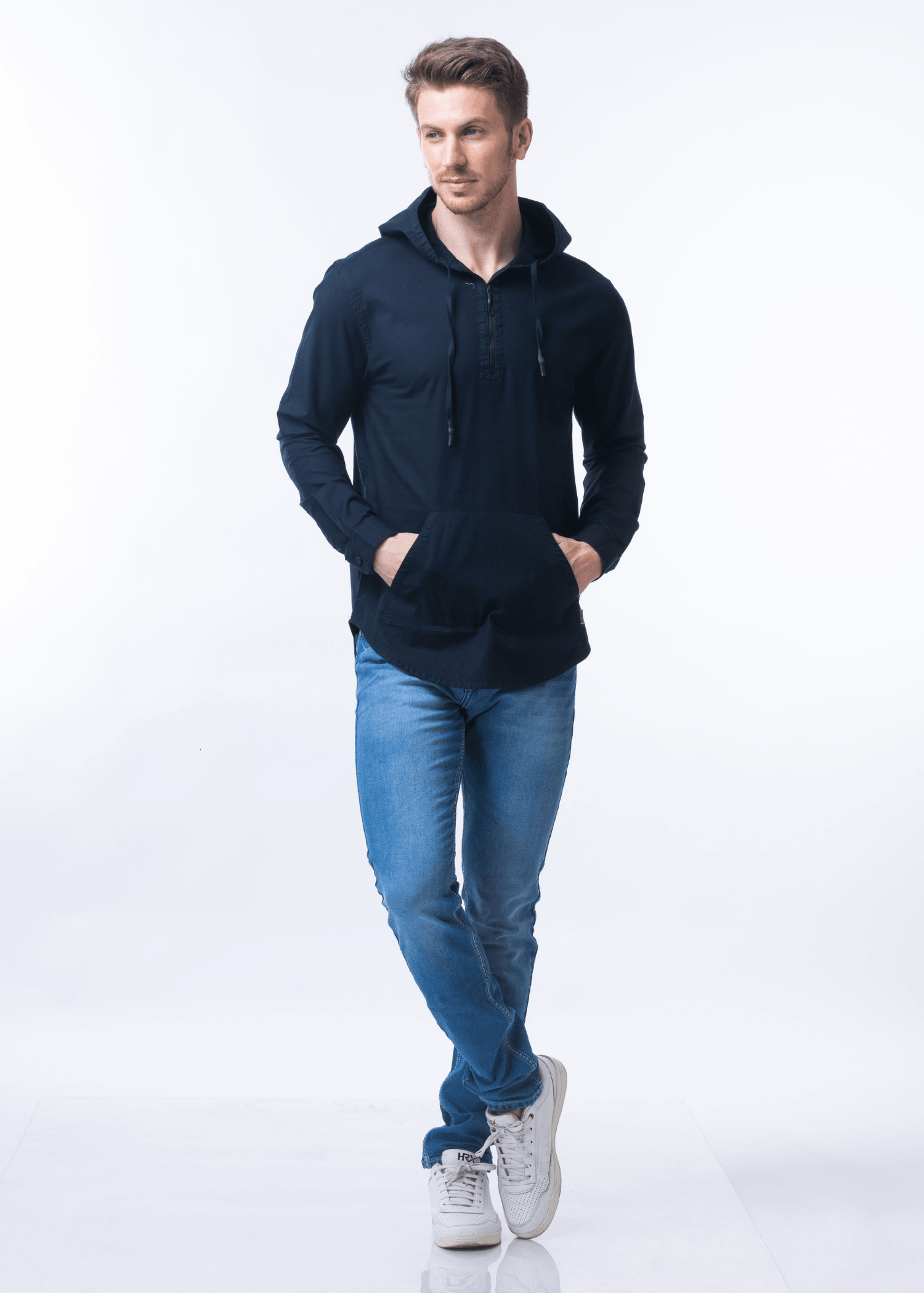 Rewit Solid Hoodies For Men's