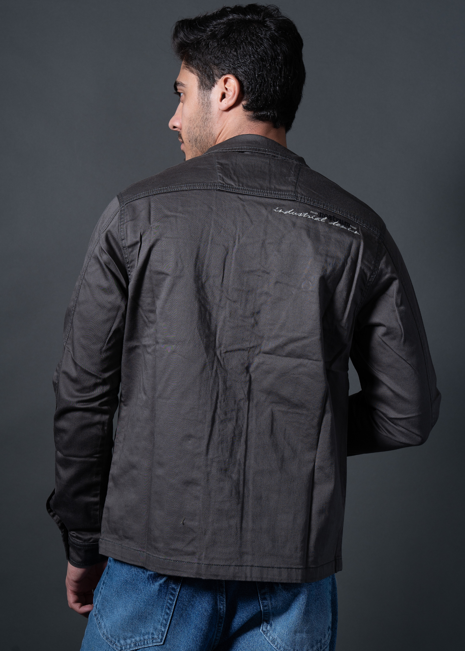 Rocha Solid Cotton Jacket For Men