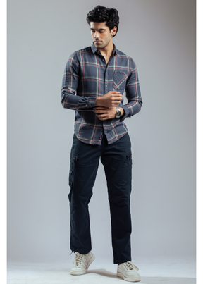 Strife Full Sleeve Checked Casual Shirt For Men