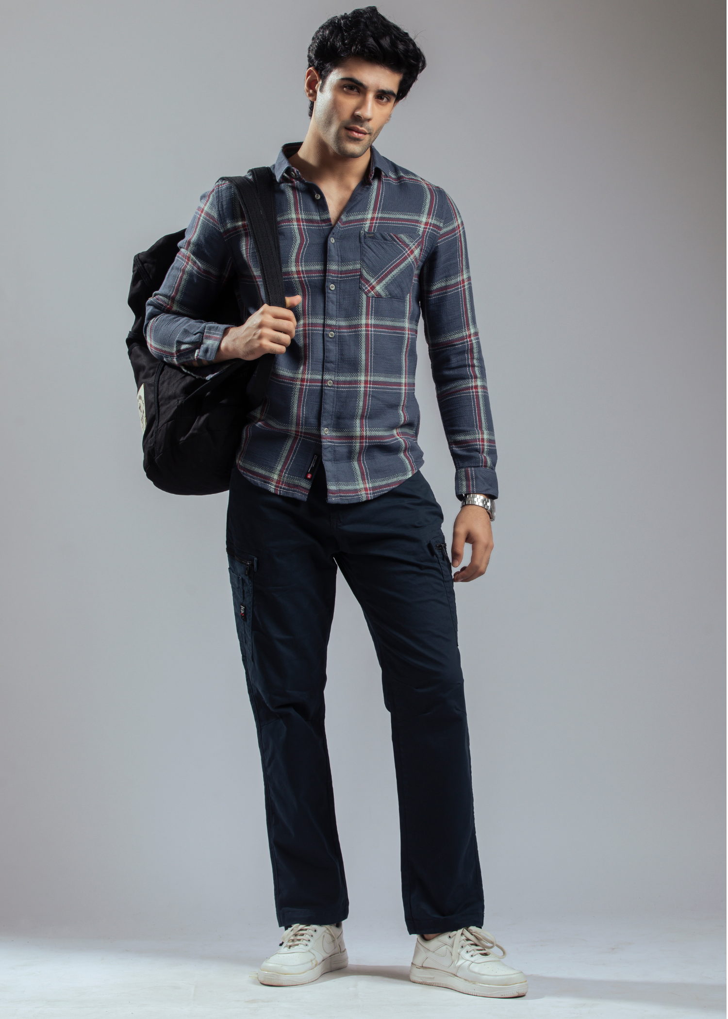 Strife Full Sleeve Checked Casual Shirt For Men