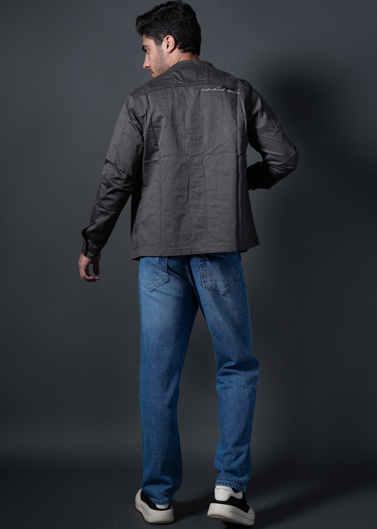 Rocha Solid Cotton Jacket For Men