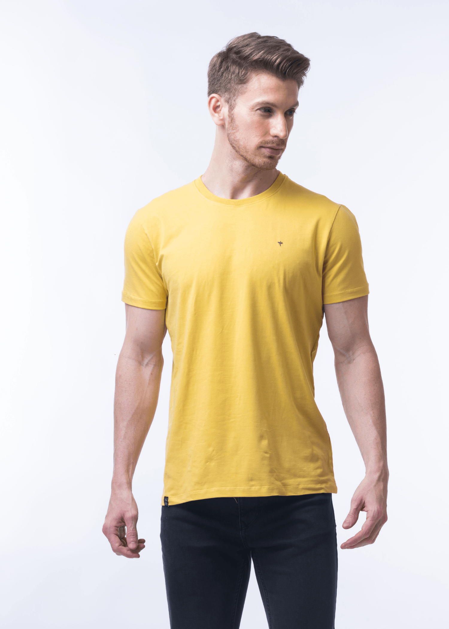 Arch Solid Half Sleeve T-shirt For Men