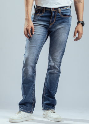 Jaxen Boot Cut Denim Jeans For Men - Nostrum