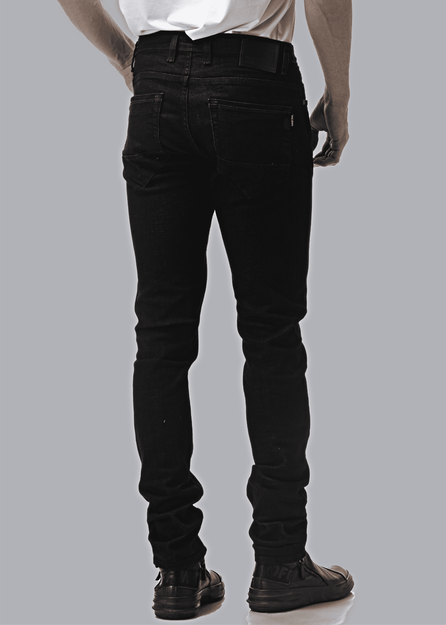 Mack Dark Black Slim Fit Denim Jeans For Men - Nostrum Fashion