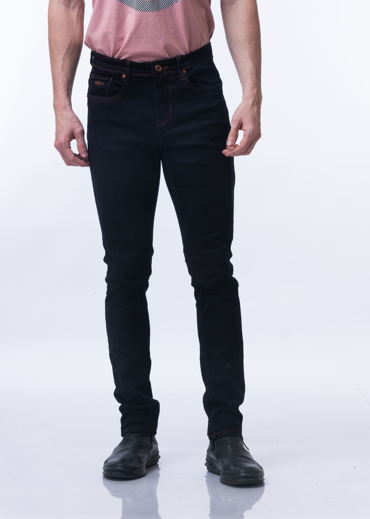Dozen Slim Fit Black Denim Jeans For Men - Nostrum Fashion