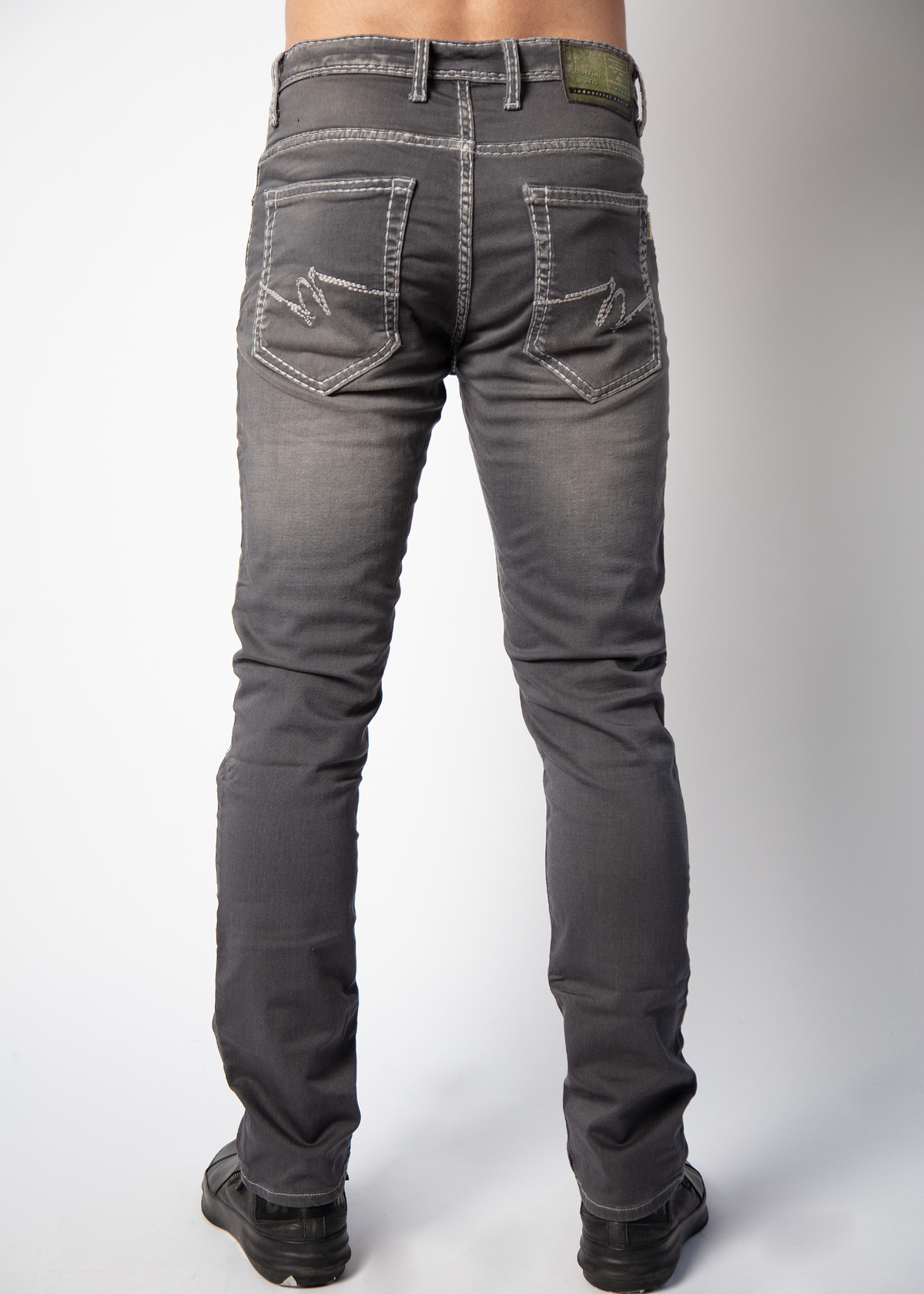 Sylas Henlee Fit With SDL Stitch Denim Jeans For Men