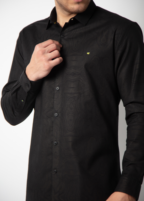 Pardon Full Sleeve Solid Shirt For Men