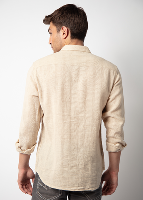 Flank Full Sleeve Solid Shirt For Men