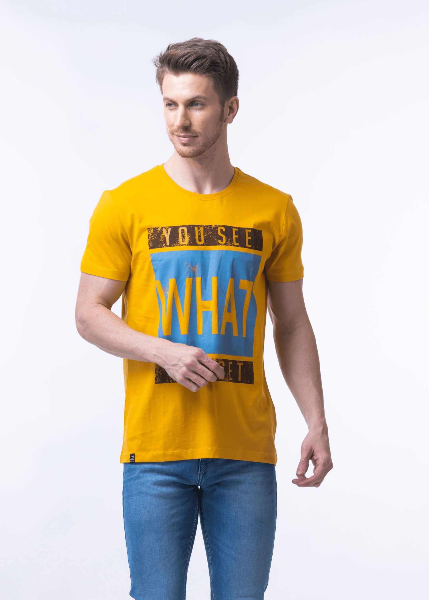 Thunder Half Sleeve Graphic Printed T-shirt For Men