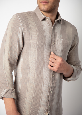 Scone Full Sleeve Striped Shirt For Men