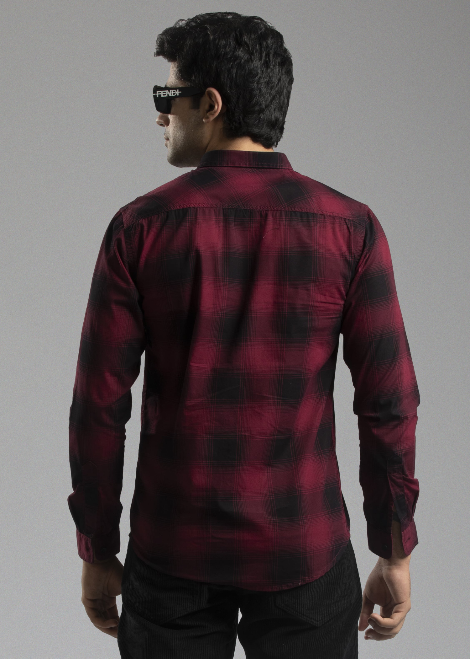 Bigger Full Sleeve Checked Casual Shirt For Men