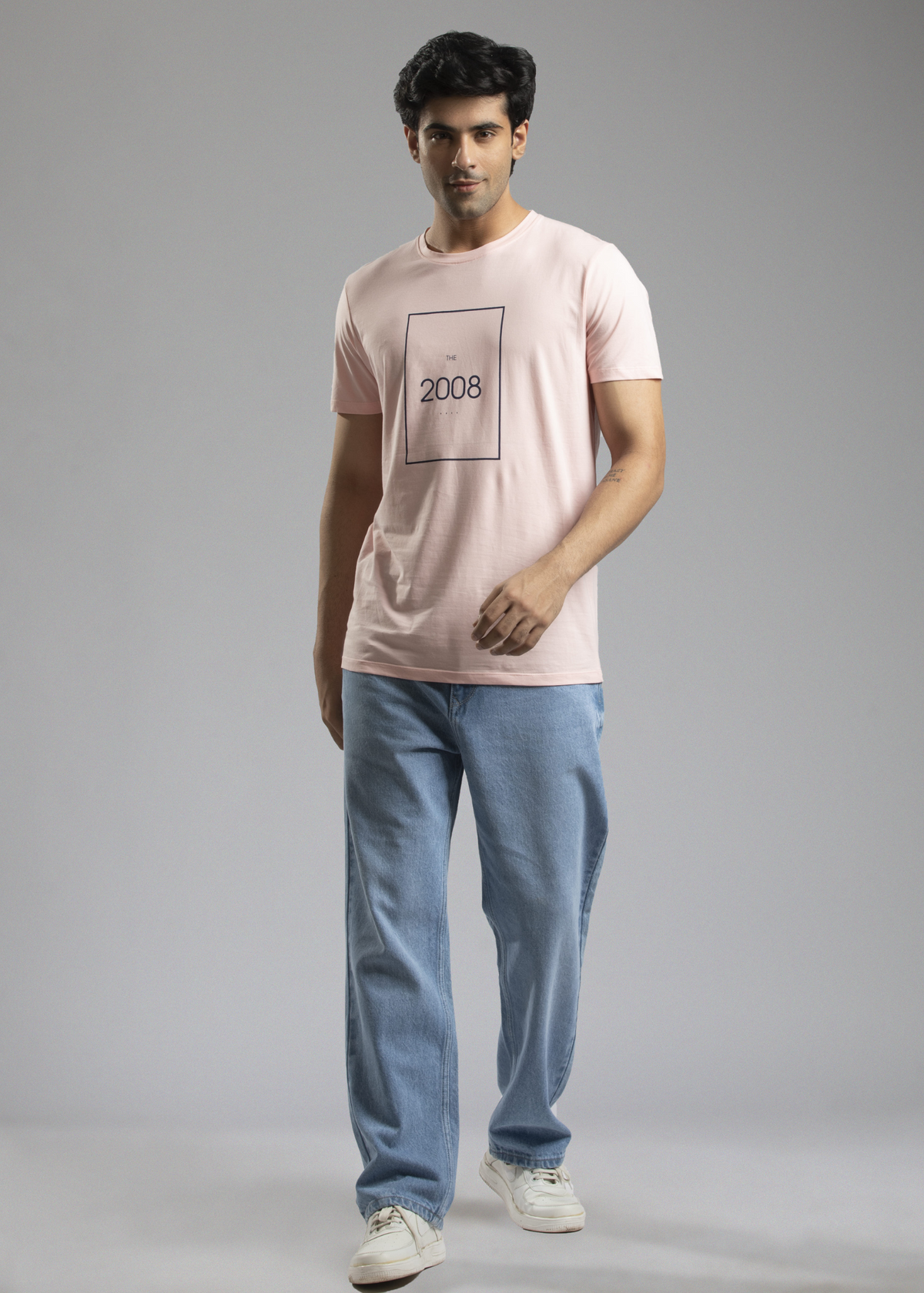 Gecko Round Neck Half Sleeve Graphic Printed T-shirt For Men - Nostrum