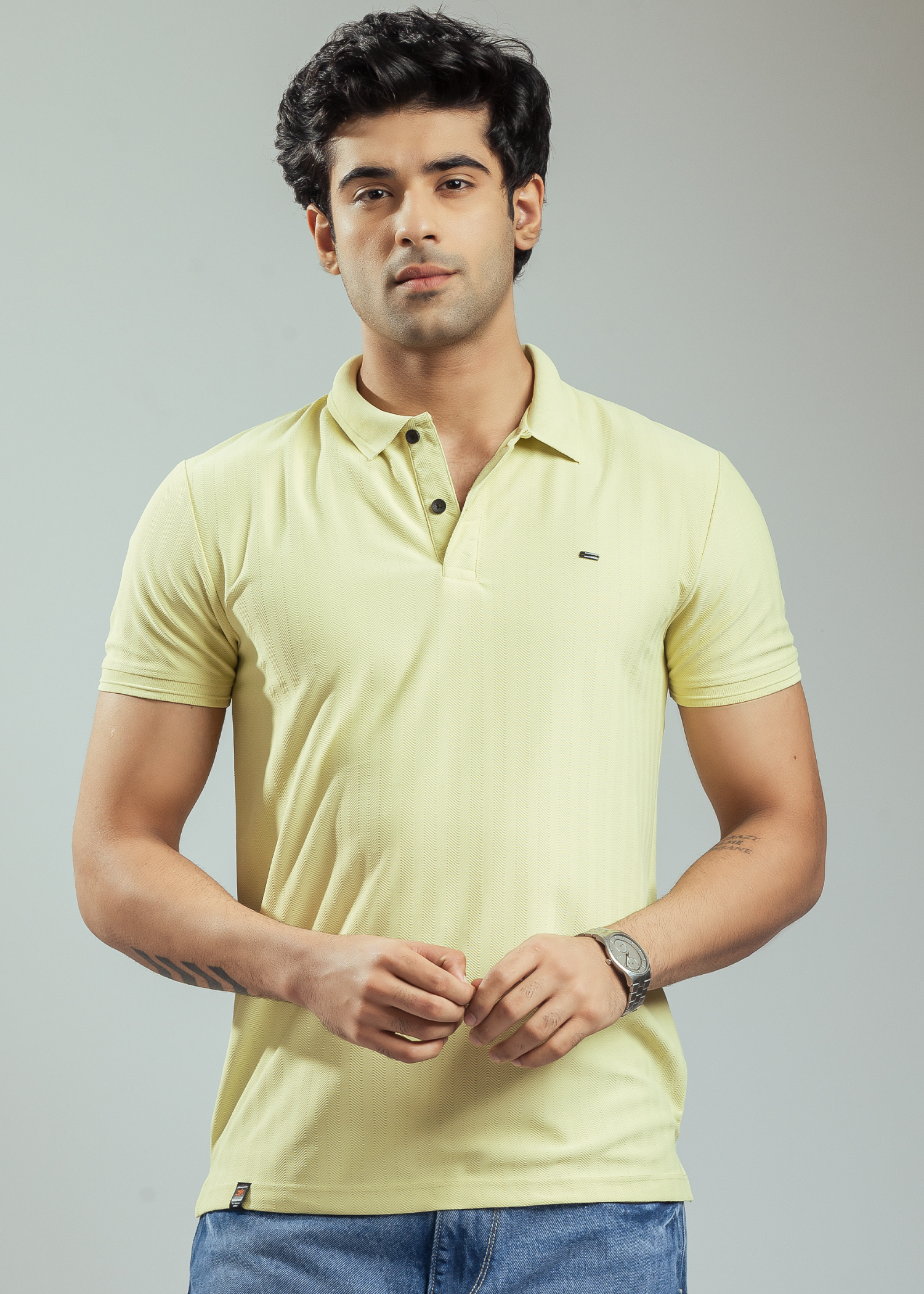 Invite Half Sleeve Polo T-shirt For Men