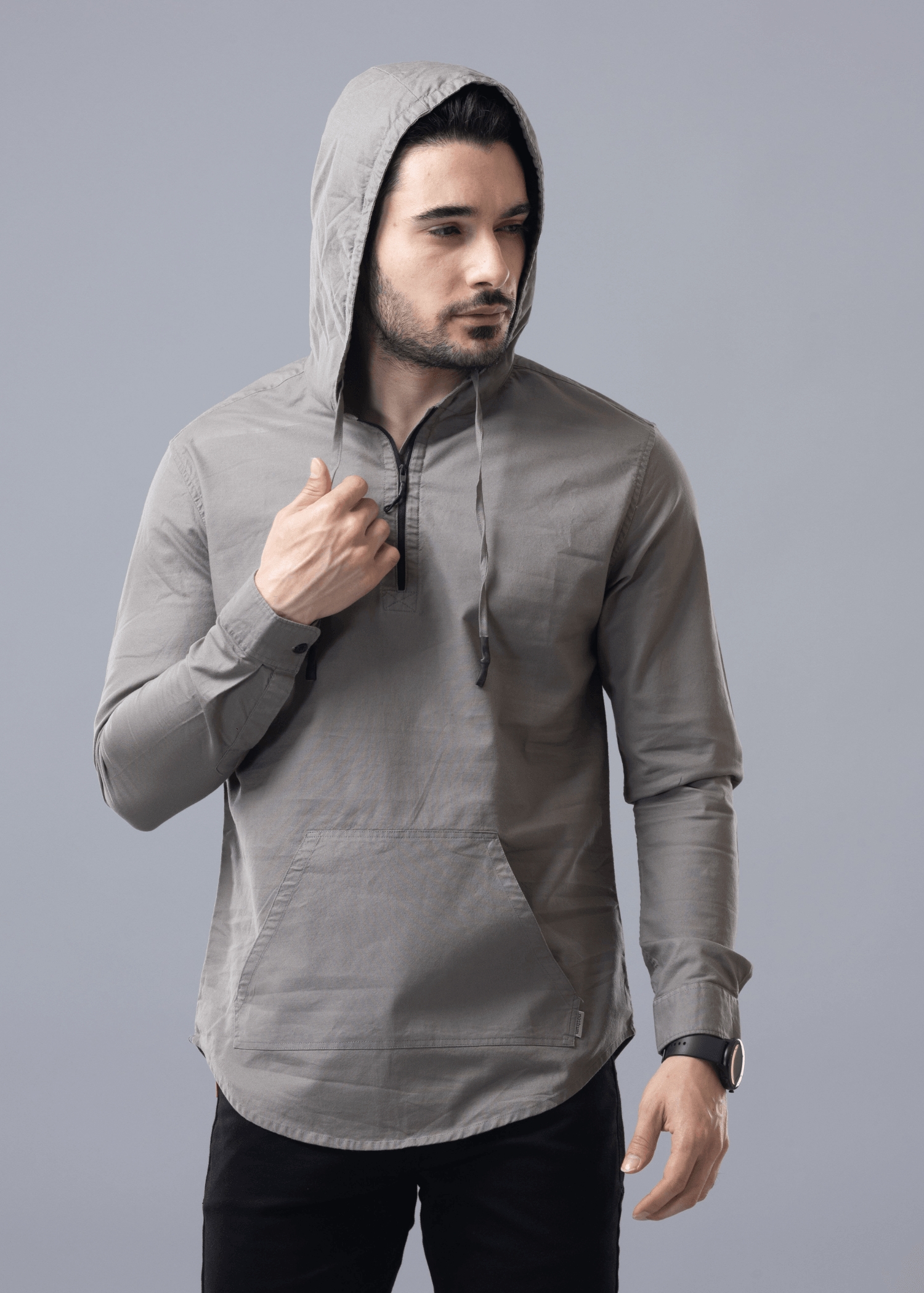 Rewit Solid Hoodies For Men's