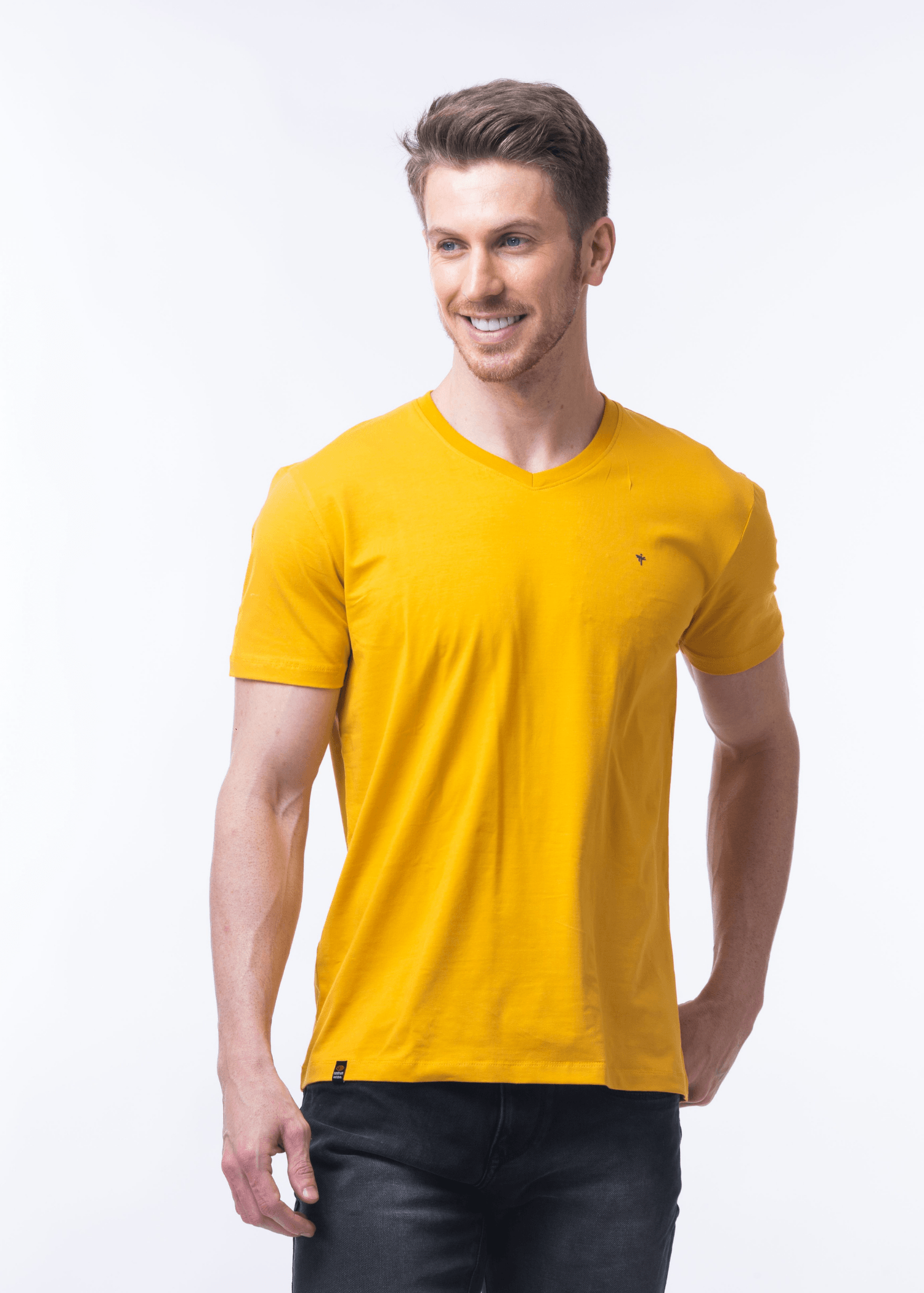 Arch Solid Half Sleeve T-shirt For Men