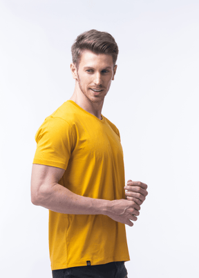 Arch Solid Half Sleeve T-shirt For Men