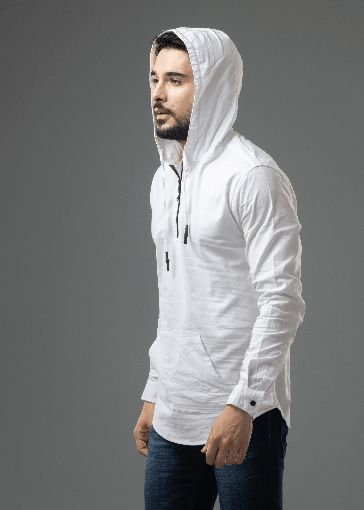 Rewit Solid Hoodies For Men's