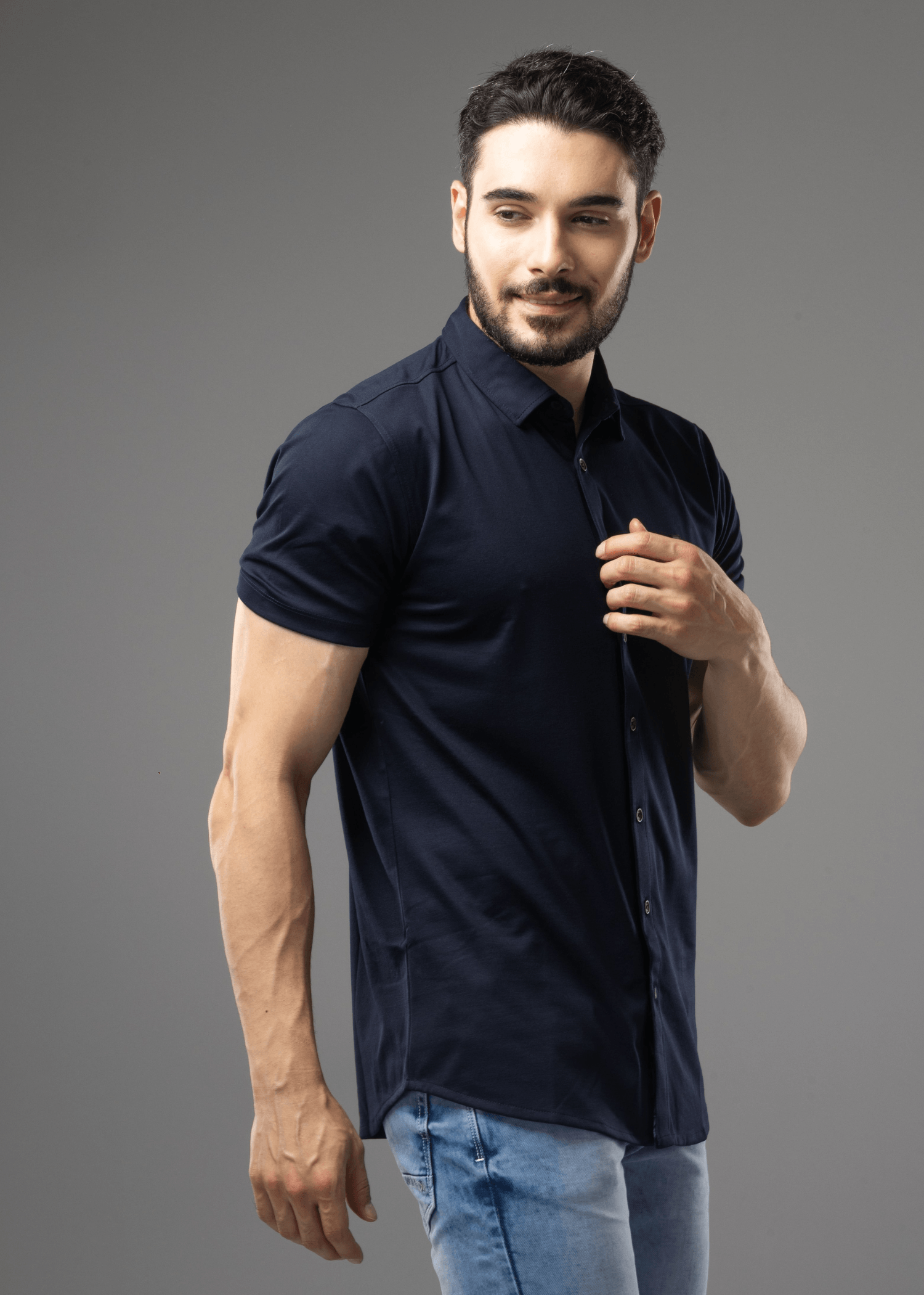 Konde Half Sleeve Casual Shirt For Men