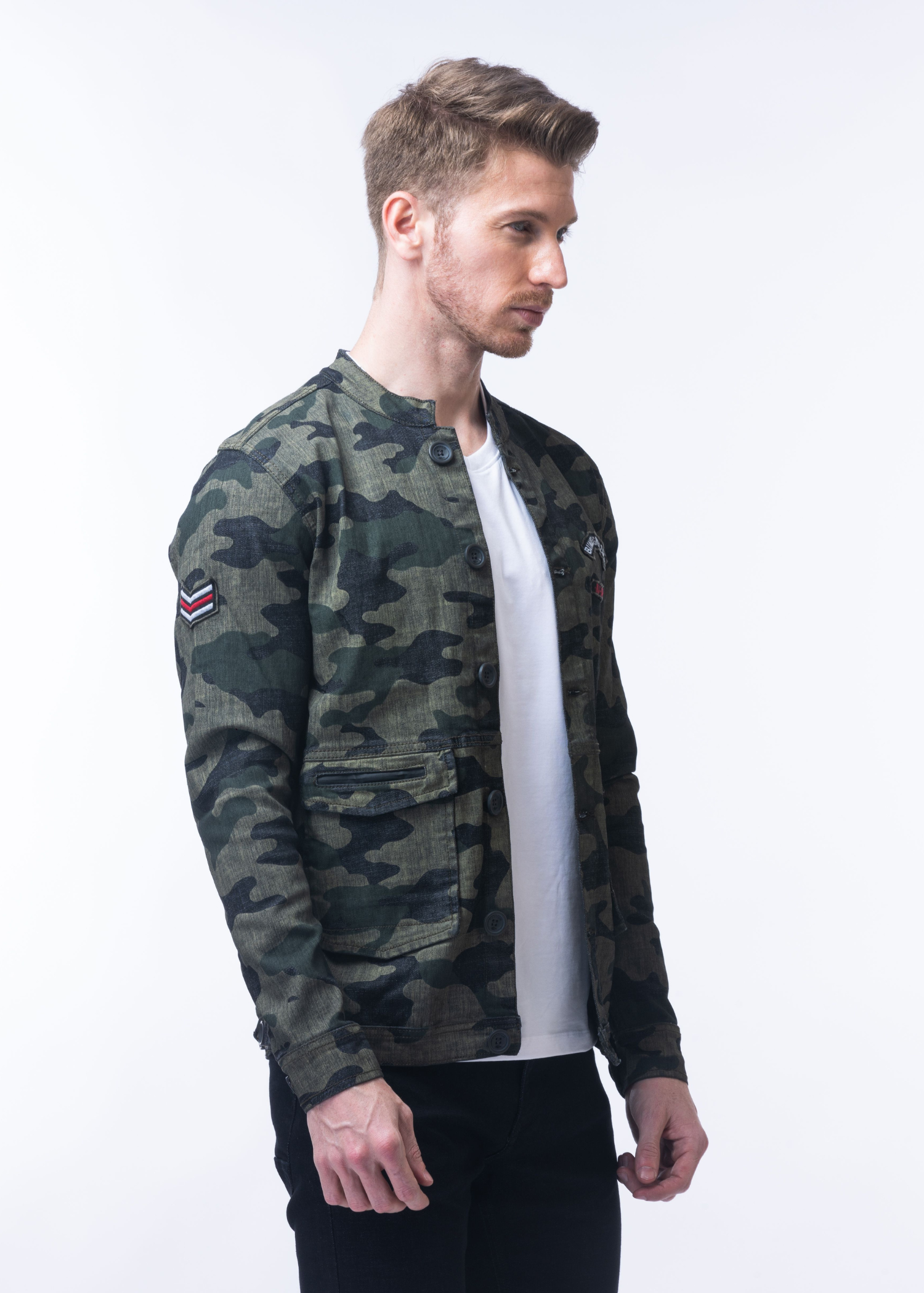 Camouflage 2025 jean jacket