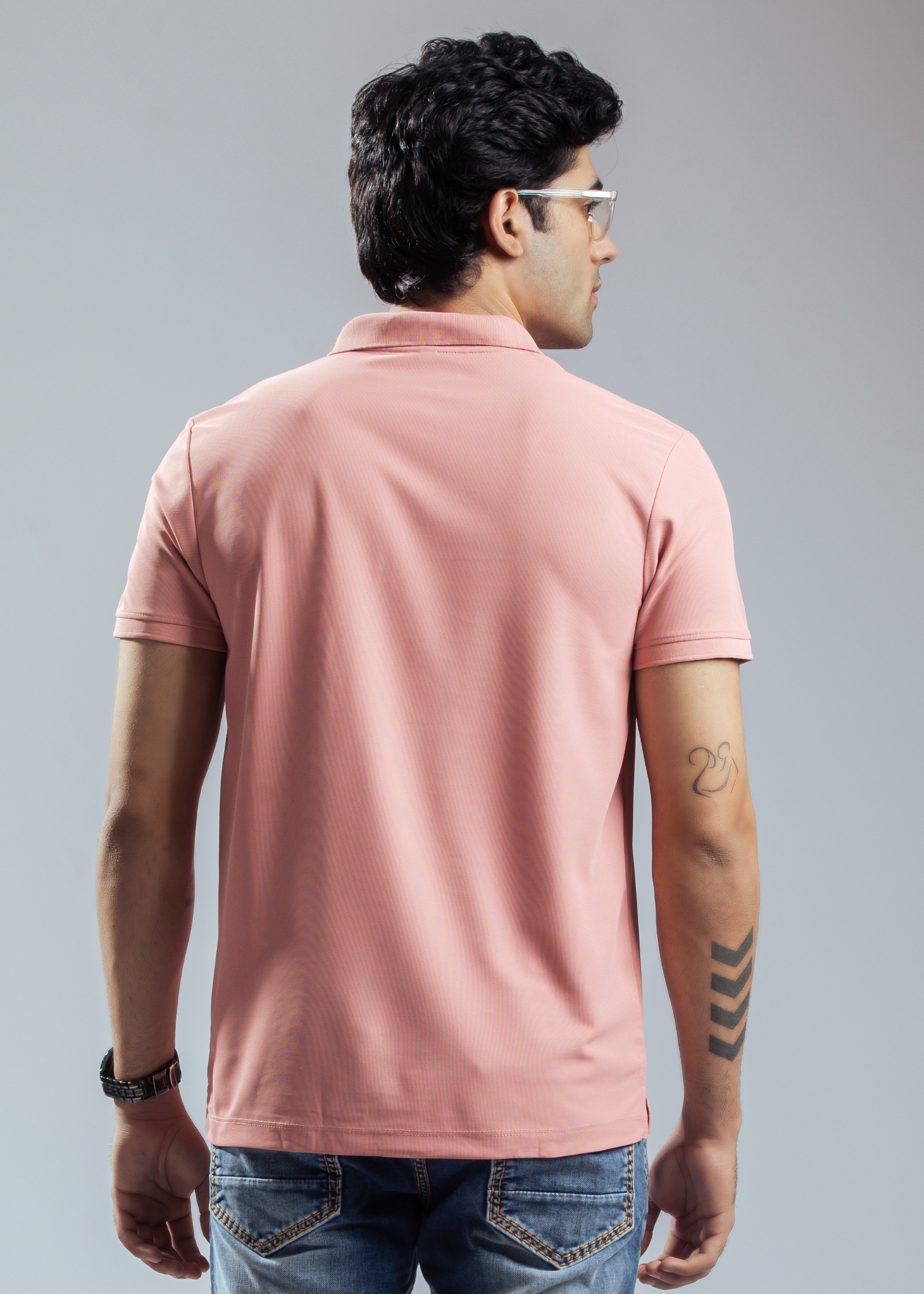 Cherry Half Sleeve Polo T-shirt For Mens