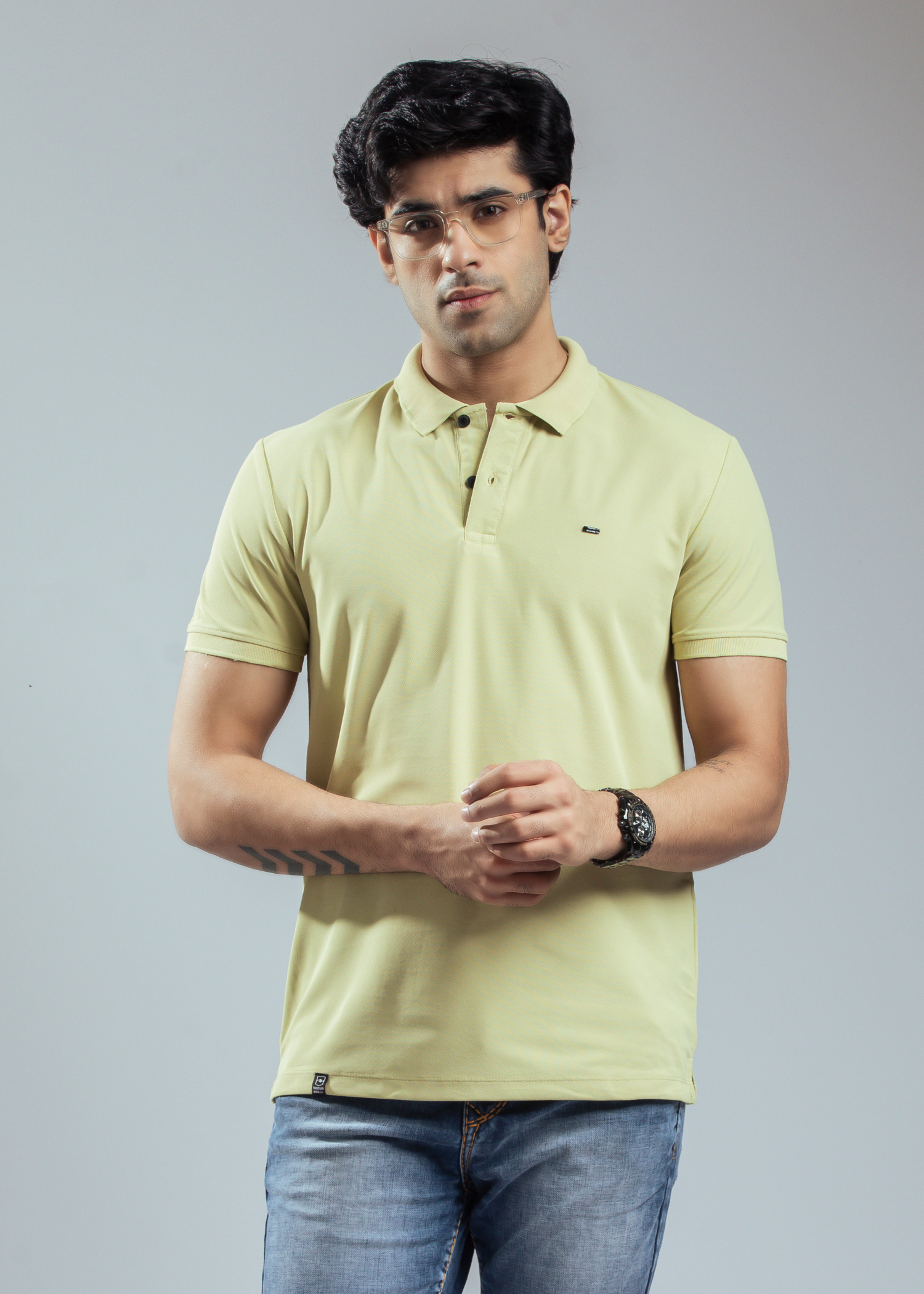 Cherry Half Sleeve Polo T-shirt For Men