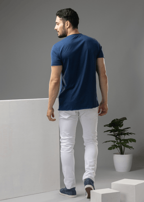 Arch Solid Half Sleeve T-shirt For Men