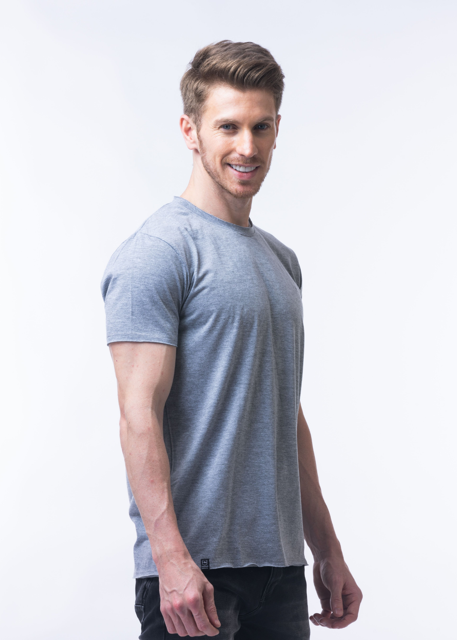 Raw Solid Half Sleeve T-shirt (BUY 1 GET 1)