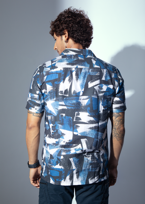 Texas Half Sleeve Graphic Printed Shirt For Men