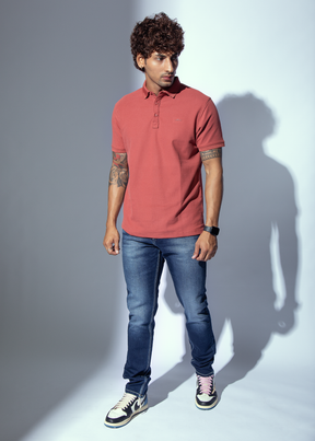 Bezons-Co Half Sleeve Polo T-shirt For Men