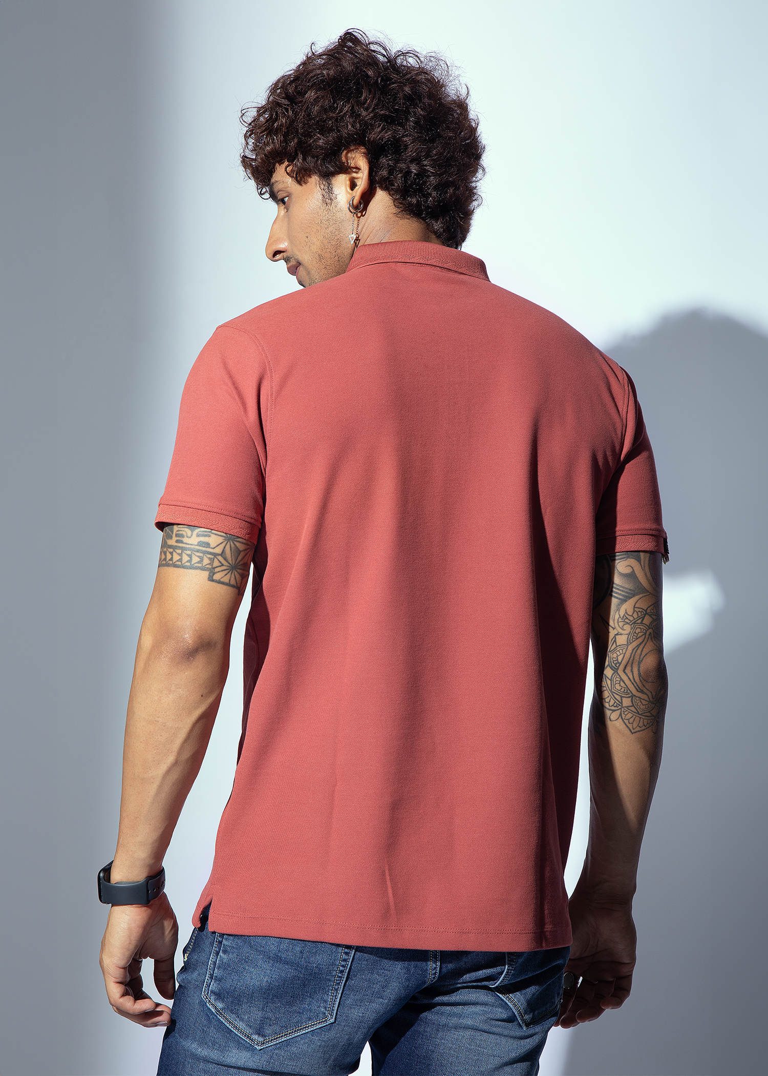 Bezons-Co Half Sleeve Polo T-shirt For Men