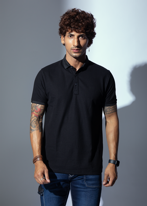 Bezons-Co Half Sleeve Polo T-shirt For Men